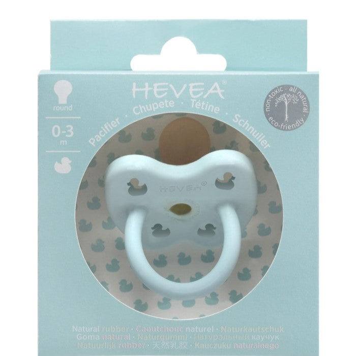 Hevea okrugla cucla od prirodne gume (0-3 mes) Bebi plava