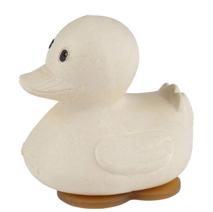 Hevea Squeeze'N'Splash igračka za kupanje gumena patka, boja peska.