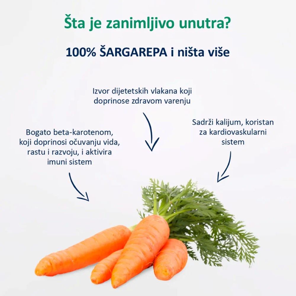 Fleur Alpine organski pire sa šargarepom 4+, 90gr