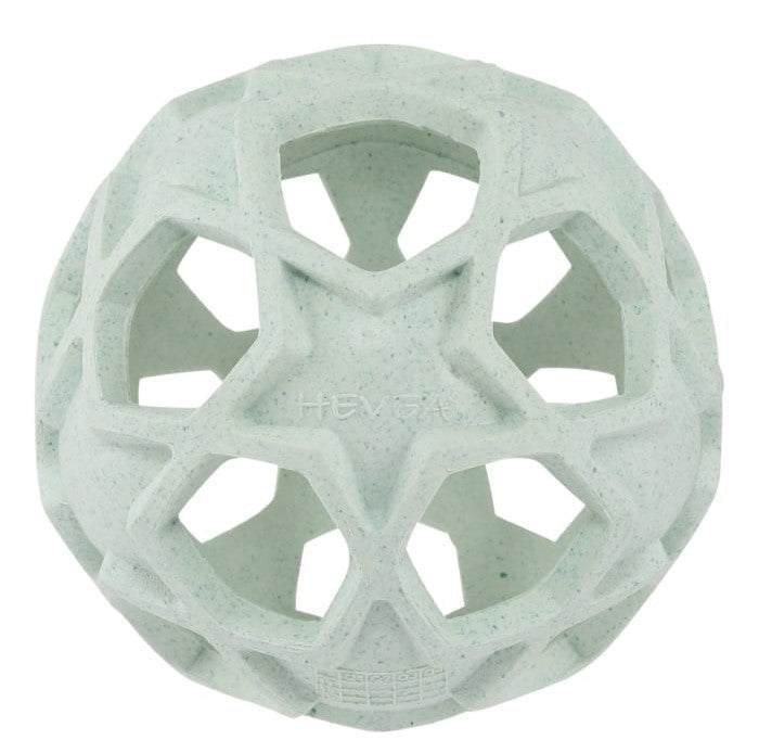 Hevea Star Ball made of natural rubber with star patterns, safe for kids.