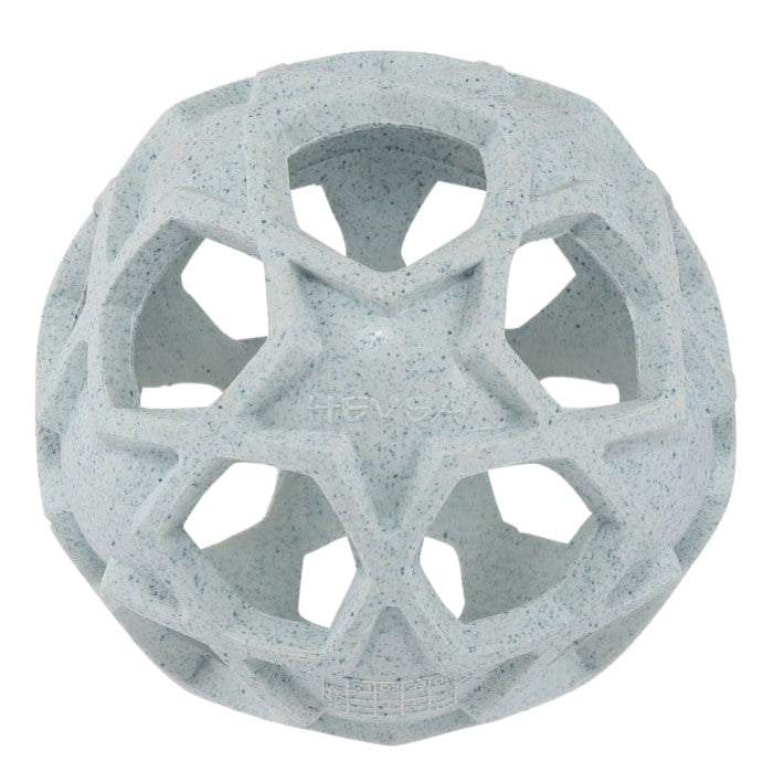 Hevea Star Ball made from natural rubber with star patterns, safe for children, biodegradable.
