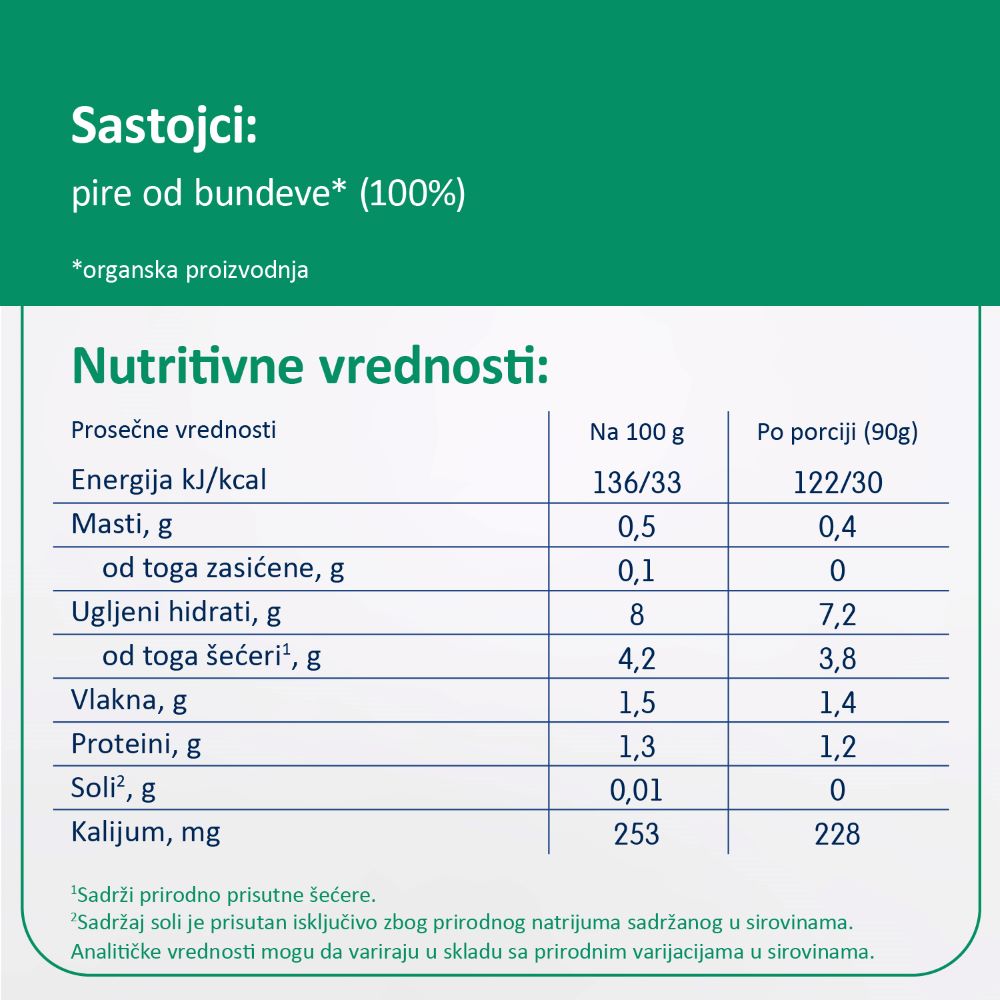 Fleur Alpine organski pire sa bundevom 5+, 90gr