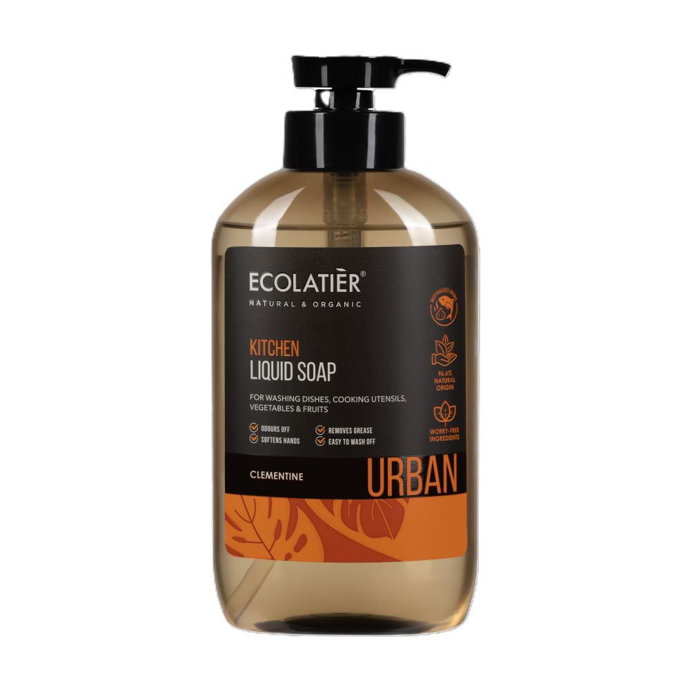 ECOLATIER Tečni kuhinjski sapun Clementine, 600 ml