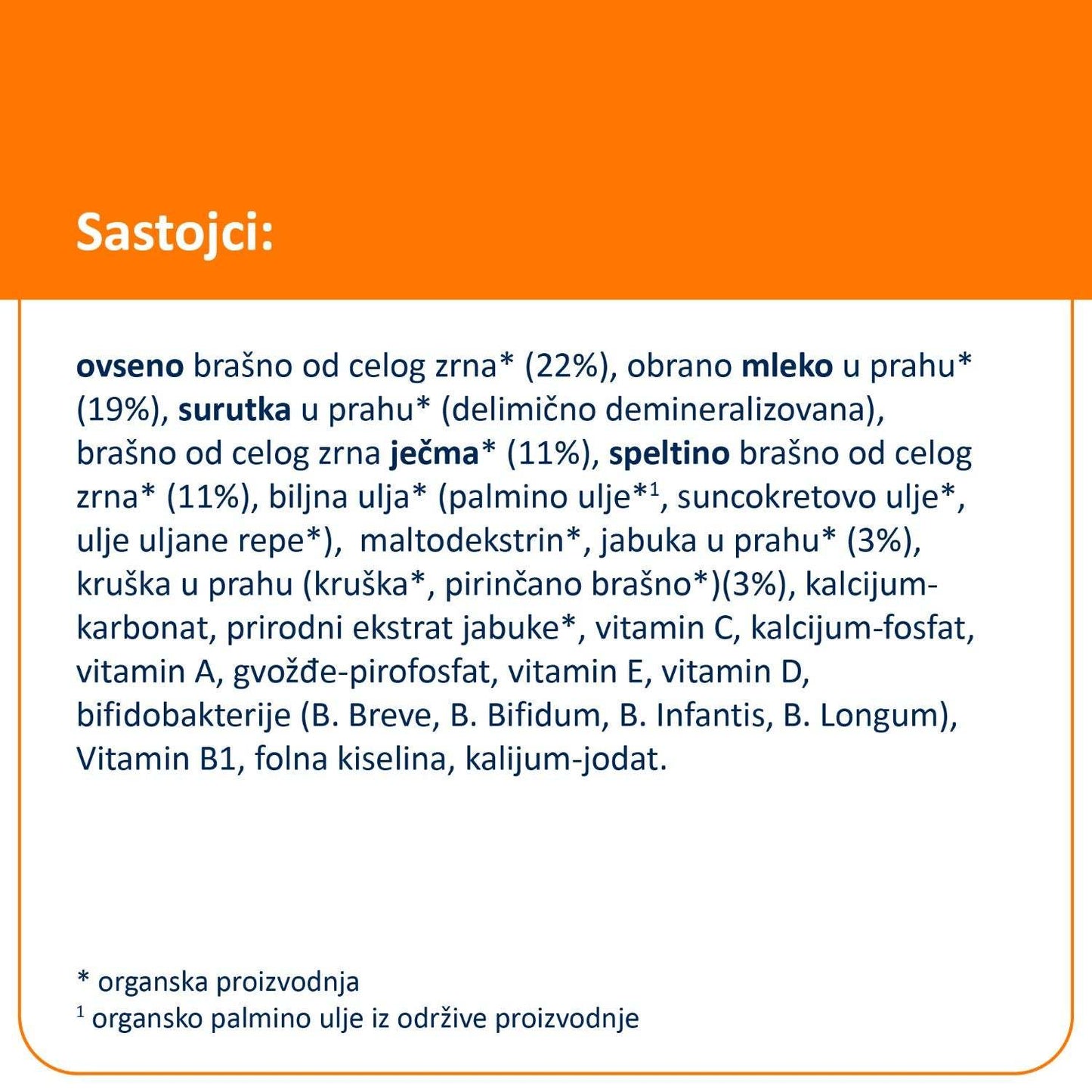 Organic multigrain milk porridge with fruit, 6+ months, 200g - Fleur Alpine organska.