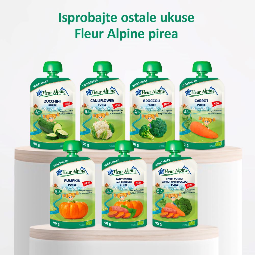Fleur Alpine organski pire sa karfiolom 4+, 90gr