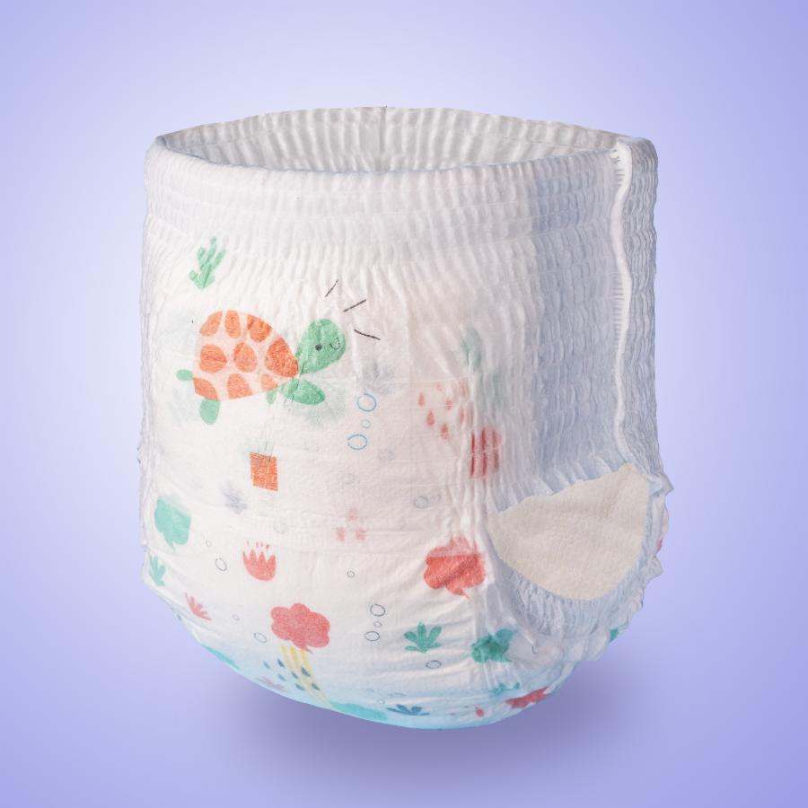 BeSuper Premium Pelene-Gaćice with eco-friendly colorful design and soft, absorbent materials.
