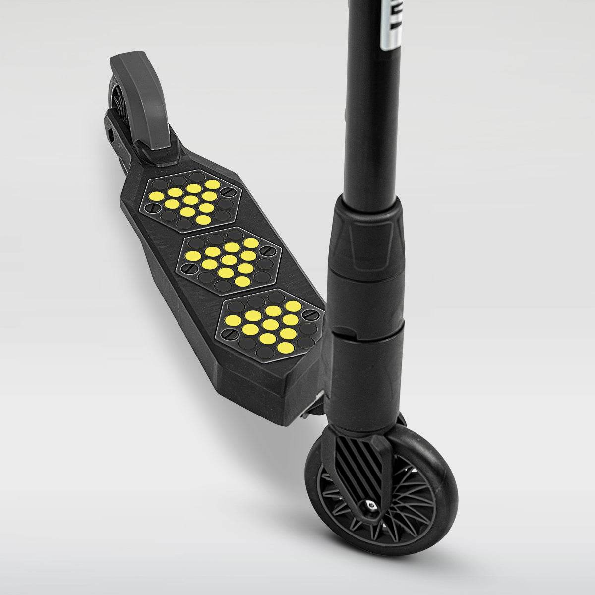Trotinet Derzkij Bro for kids 6-11, durable polymer frame, telescopic handlebar, stylish design.