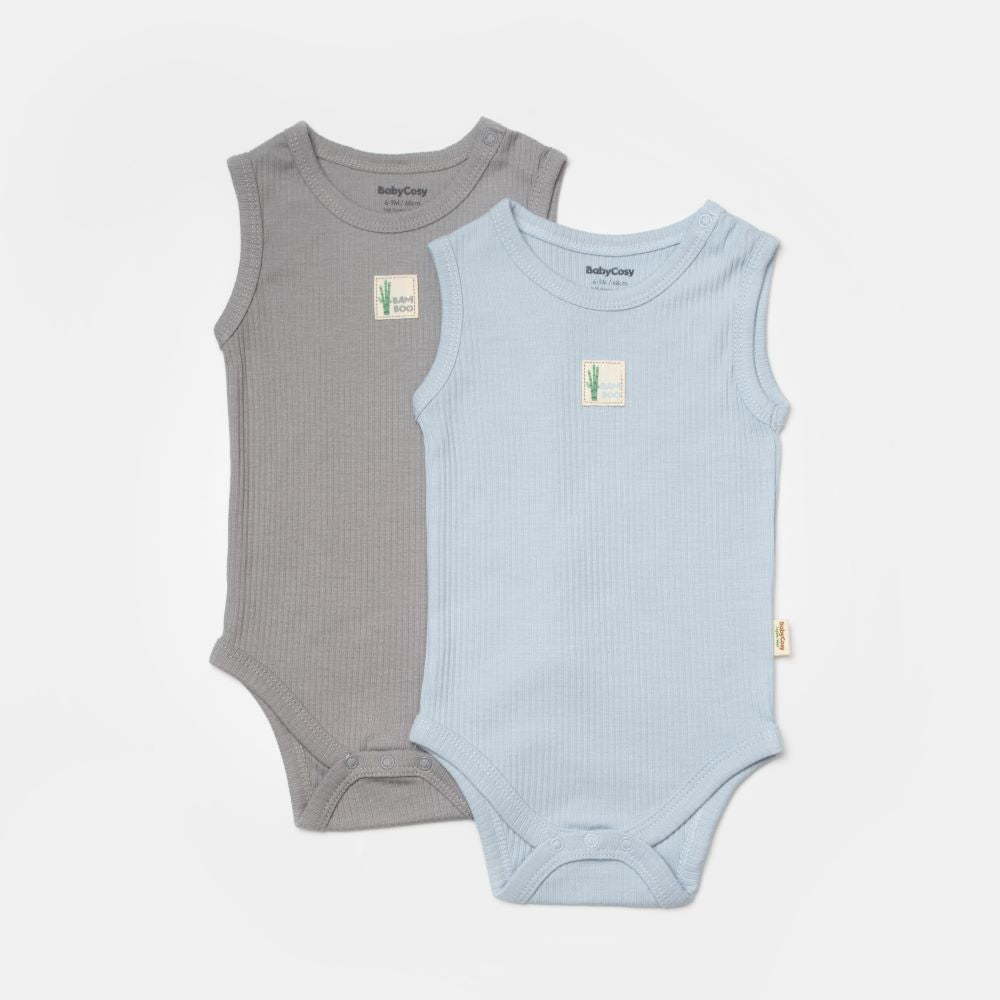 Baby Cosy bodi majica bez rukava za dečaka od bambusovih vlakana