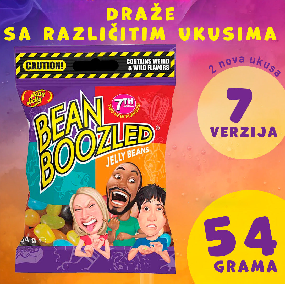 JELLY BELLY CANDY Draže bombone BEANBOOZLED, 54g 7th edition
