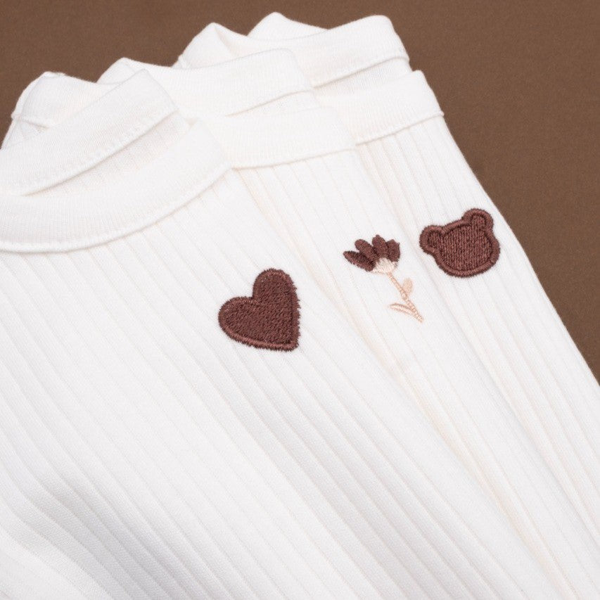 VAUVA Dvodelni Set2 od pamuka: pantalone i bodi dugih rukava