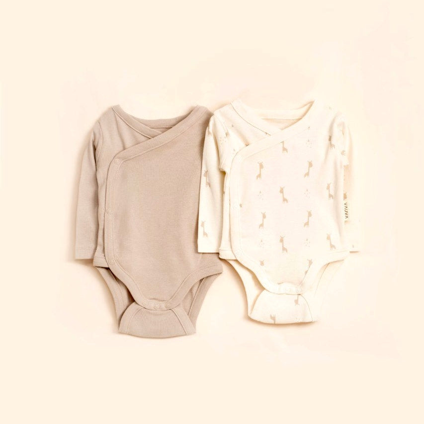 VAUVA Bodi na preklop za dečaka, dugih rukava