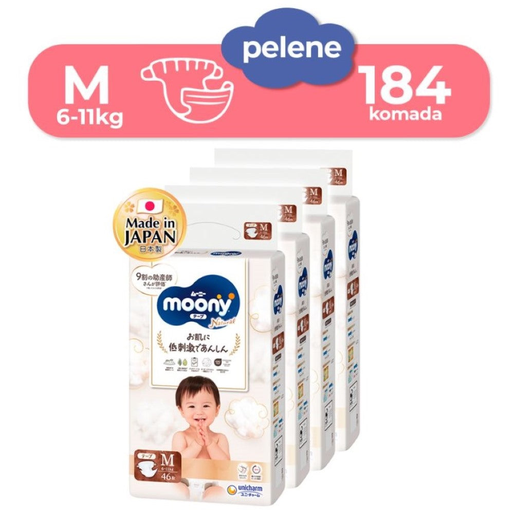Moony Natural Japanske Pelene