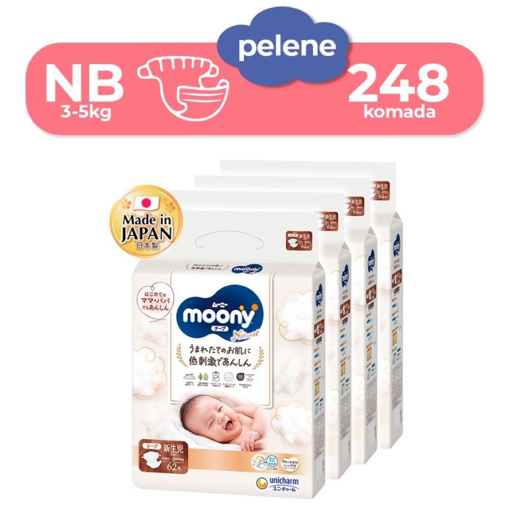 Moony Natural Japanske Pelene