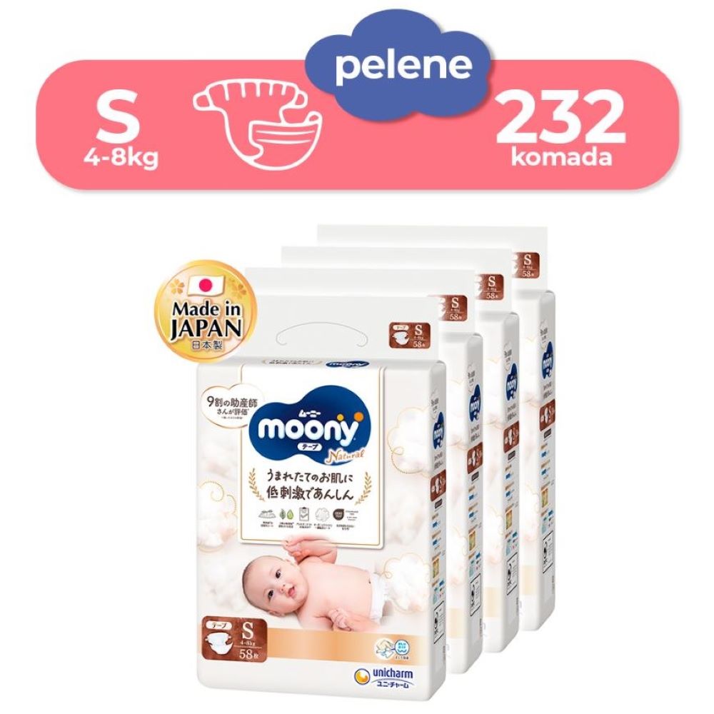 Moony Natural Japanske Pelene