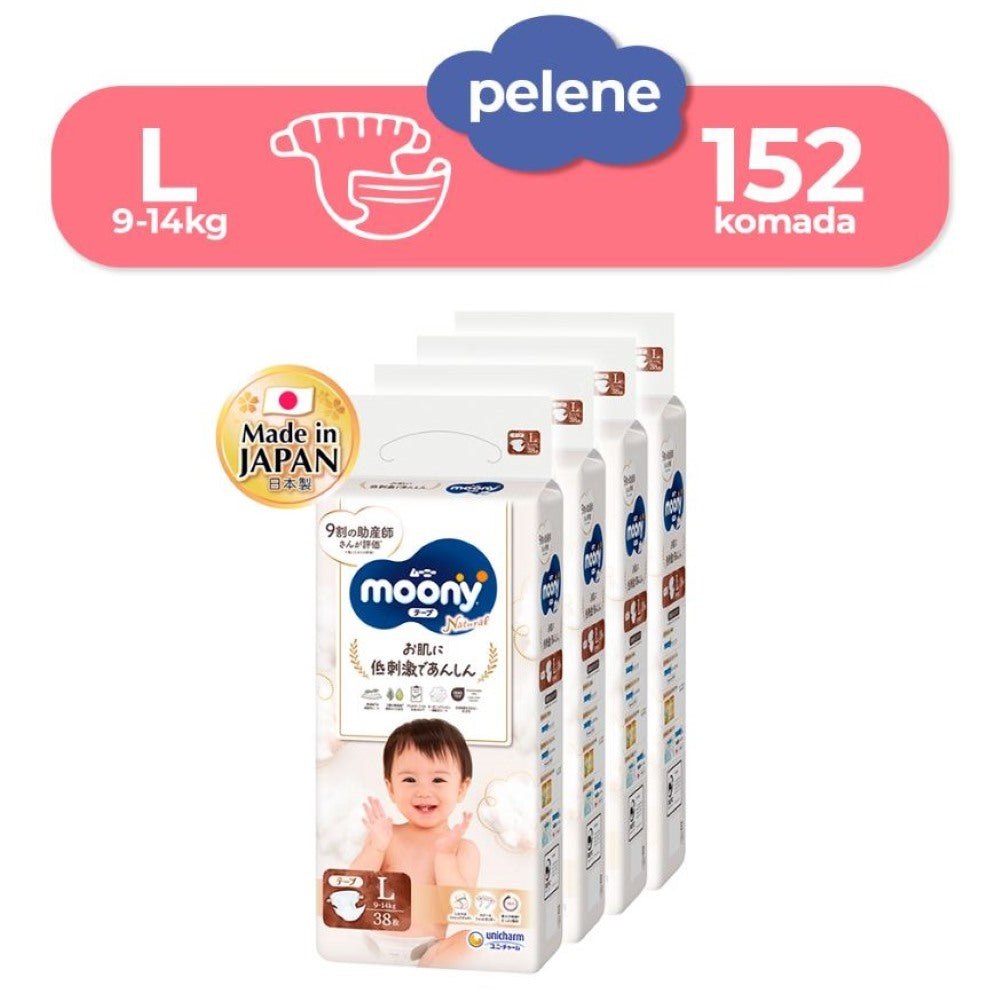 Moony Natural Japanske Pelene-Gaćice