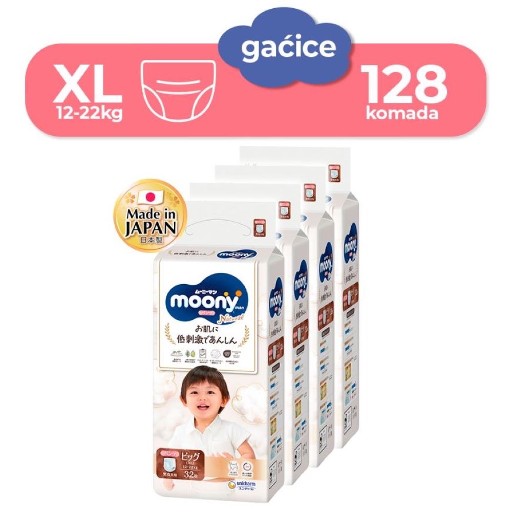 Moony Natural Japanske Pelene-Gaćice