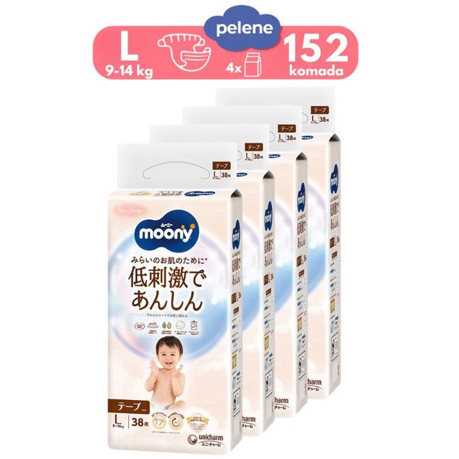 Moony Natural Japanske pelene Low Irritation
