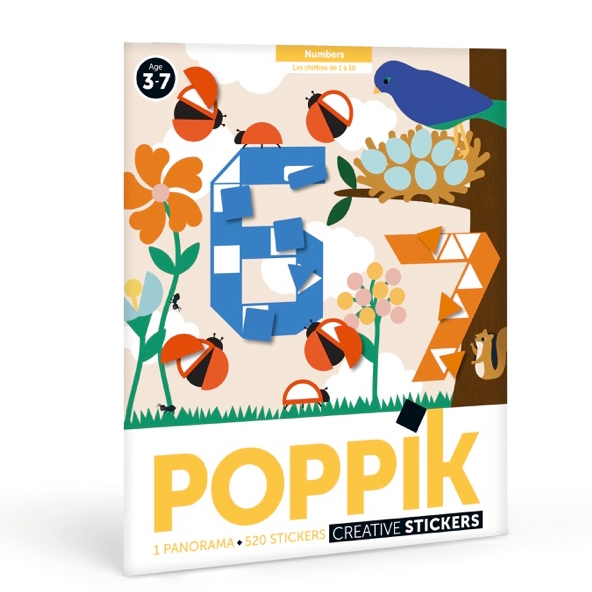 Poppik Dinosaur Theme Sticker Panorama for Kids 3+, Creative Activity with 750+ Stickers
