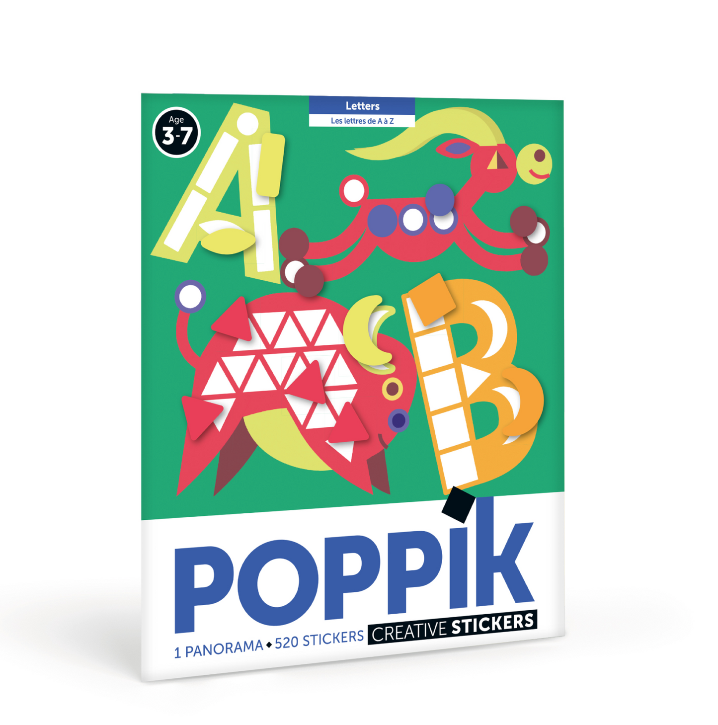 Poppik Panorama Dinosaur Stickers for Kids 3+, Creative Activity Kit