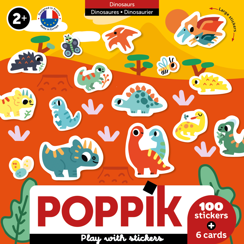Poppik Moje prve nalepnice za decu 2+.