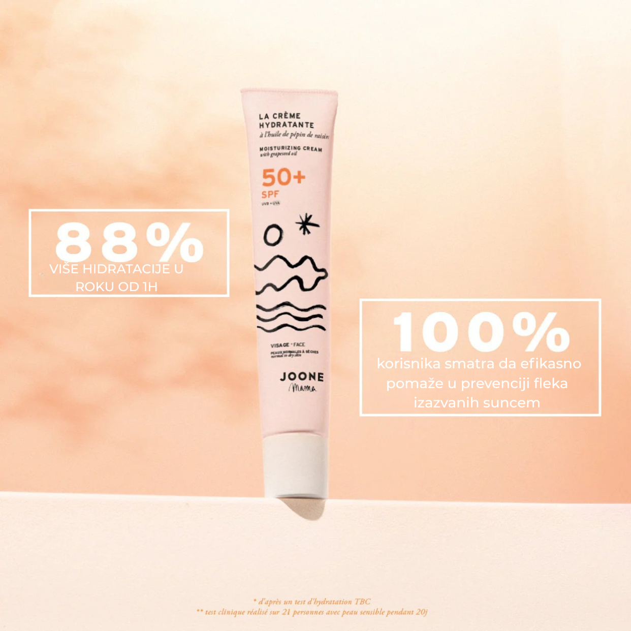 JOONE PARIS Krema za lice SPF50 za svakodnevnu zaštitu 50 ml