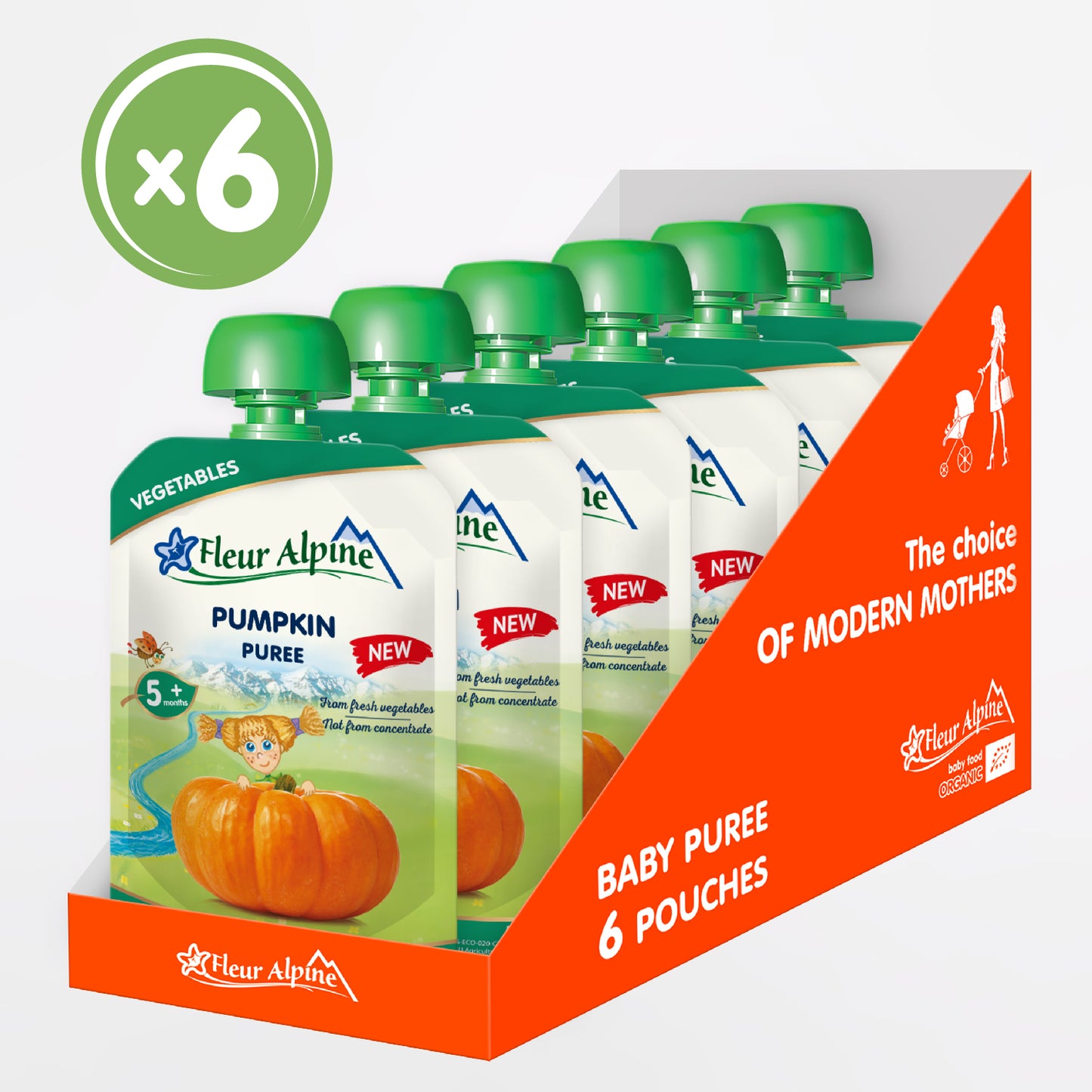 Fleur Alpine organski pire sa bundevom 5+, 90gr