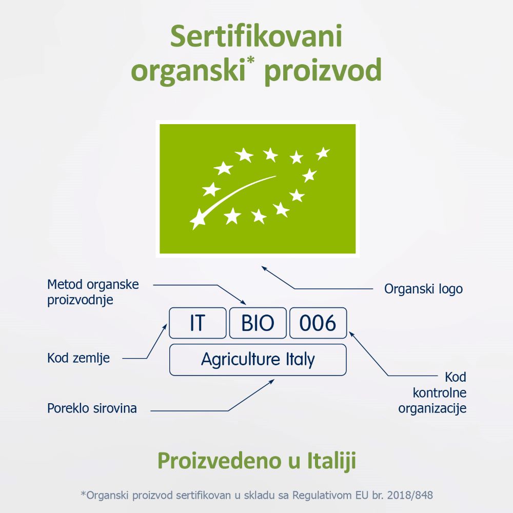 Fleur Alpine italijanski TARALLI sa ekstra devičanskim maslinovim uljem, za celu porodicu, 125 g
