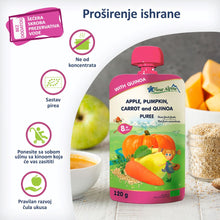 Fleur Alpine organski pire sa jabukom, šargarepom, bundevom i kinoom 8+, 120 g