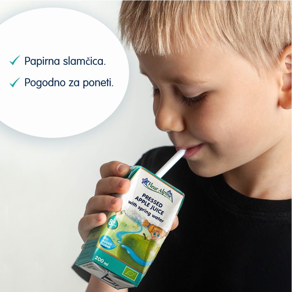 Fleur Alpine organski sokić sa vodom od jabuke, 8m+, 200ml