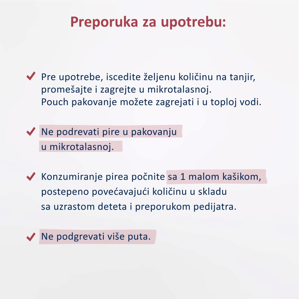 Fleur Alpine organski pire od povrća sa ćuretinom 8+, 100gr