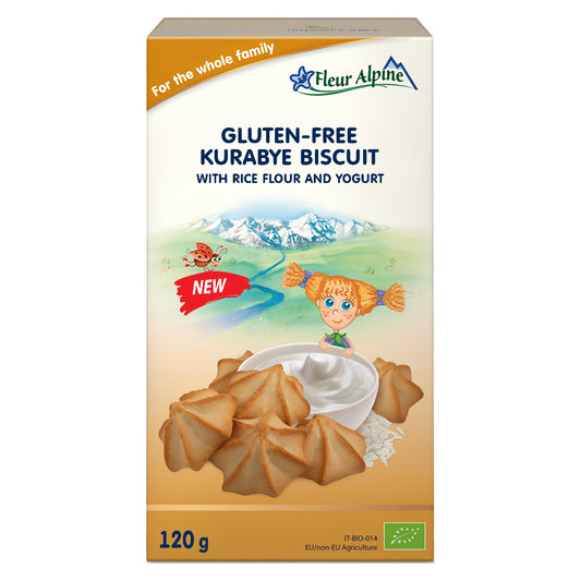 Fleur Alpine biskvit bez glutena "Kurabije od pirinčanog brašna sa jogurtom". 120/12
