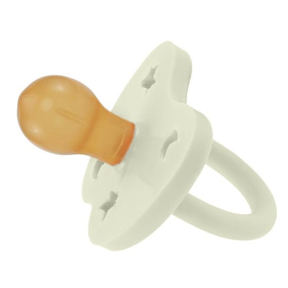 Hevea okrugla cucla od prirodne gume (3-36 mes) Ivory