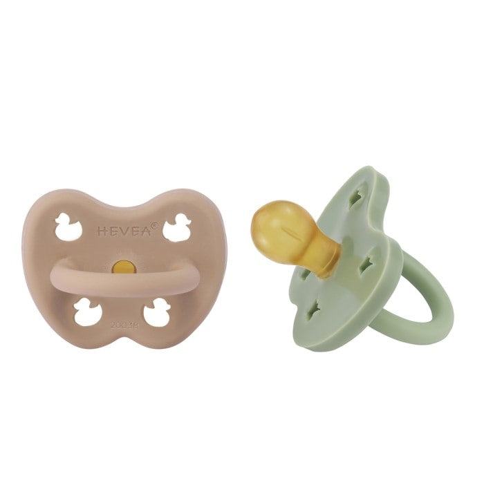 Hevea okrugla cucla od prirodne gume, boja kože i mahovina zelena, za decu 3-36 mes. sa popustom 10%