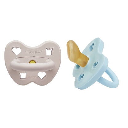 Hevea ortodontska cucla od prirodne gume (3-36 mes) 2 kom, Kapri I  Dimljeno bela