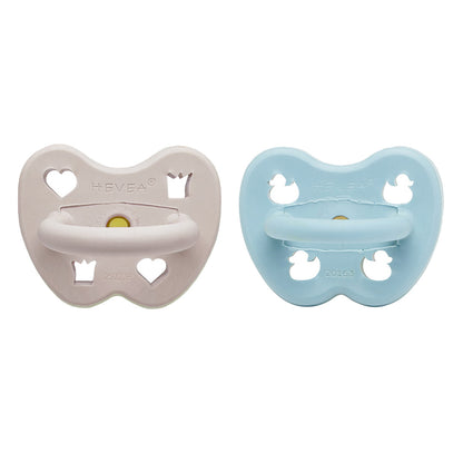 Hevea ortodontska cucla od prirodne gume (3-36 mes) 2 kom, Kapri I  Dimljeno bela