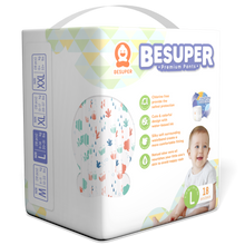 BeSuper Premium Pelene-Gaćice L (9-14 kg) 18 kom