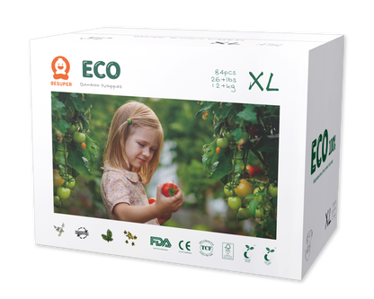 BeSuper ECO Bamboo Pelene XL (12-17 kg) 84 kom