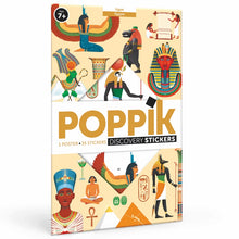 Poppik Edukativni poster sa nalepnicama Otkrića: Egipat 7+