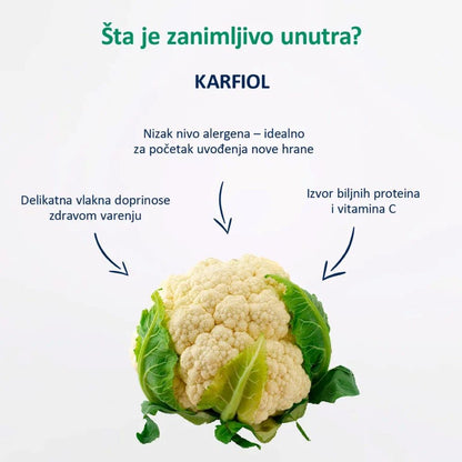 Fleur Alpine organski pire sa karfiolom 4+, 90gr