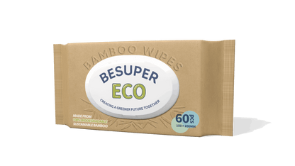 BeSuper ECO Bamboo vlažne maramice 60 kom