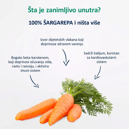 Fleur Alpine organski pire sa šargarepom 4+, 90gr