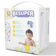 BeSuper Premium Pelene-Gaćice XL (13-17 kg) 18 kom