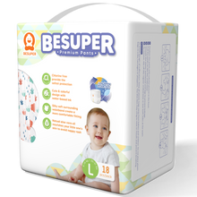 BeSuper Premium Pelene-Gaćice L (9-14 kg) 18 kom