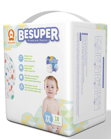 BeSuper Premium Pelene-Gaćice XXL (15+ kg) 18 kom