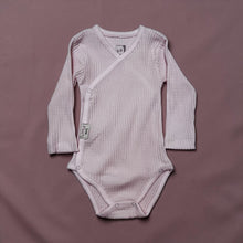Caramell bodi na preklop za bebe dugih rukava
