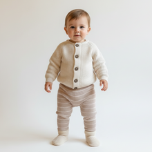 BABY MIO kompletic trikotaza: pantaloni (pruge), jakna