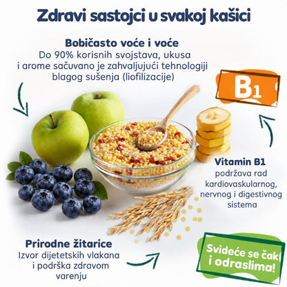 Fleur Alpine musli BANANA, JABUKA, BOROVNICA, od 12 meseci, 200 g