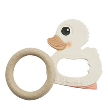 Hevea Kawan soothing gift set with natural rubber duck teether.