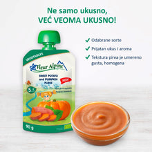 Fleur Alpine organski pire sa slatkim krompirom i bundevom 5+, 90gr