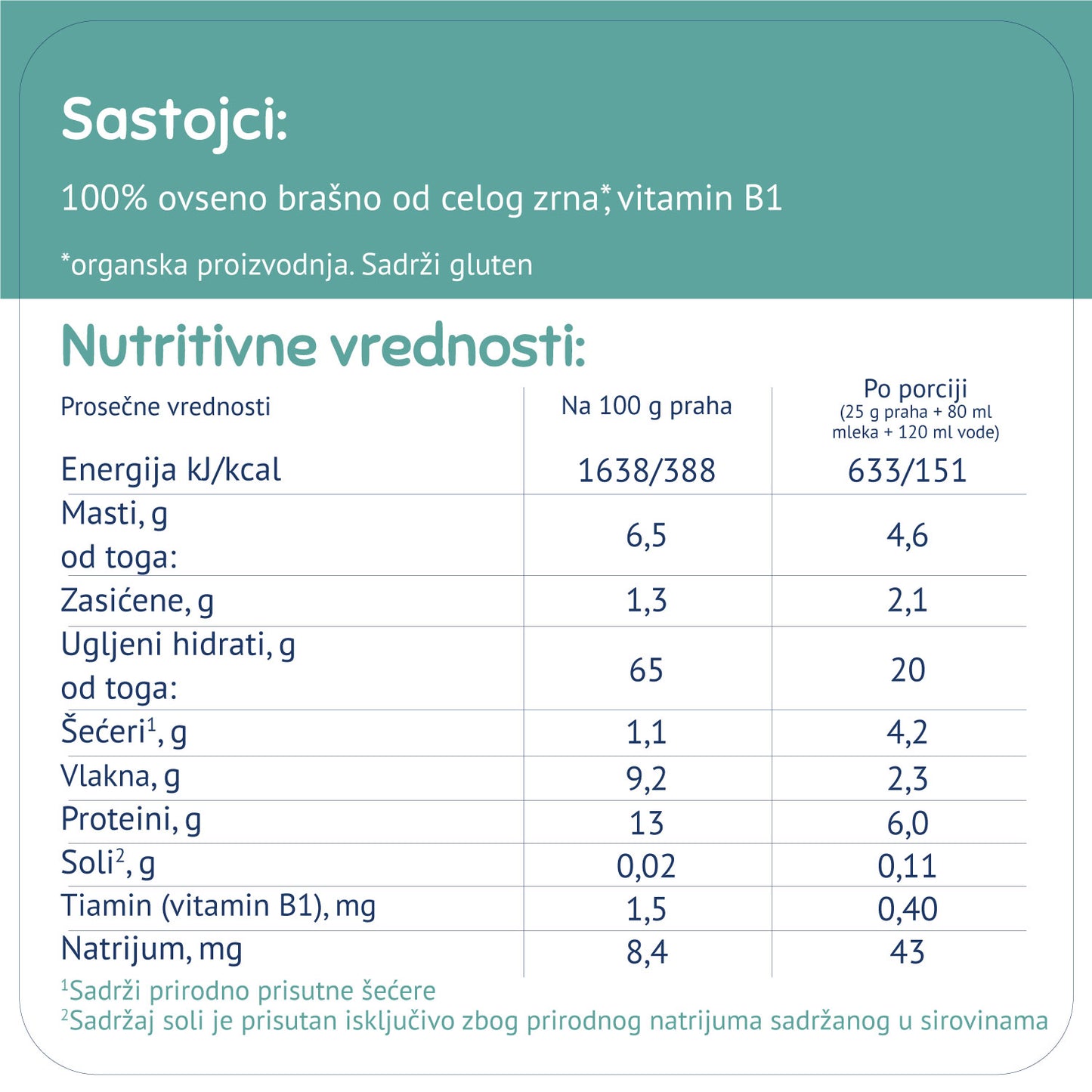 Fleur Alpine organska bezml. ovsena kaša, 5+, 175 g